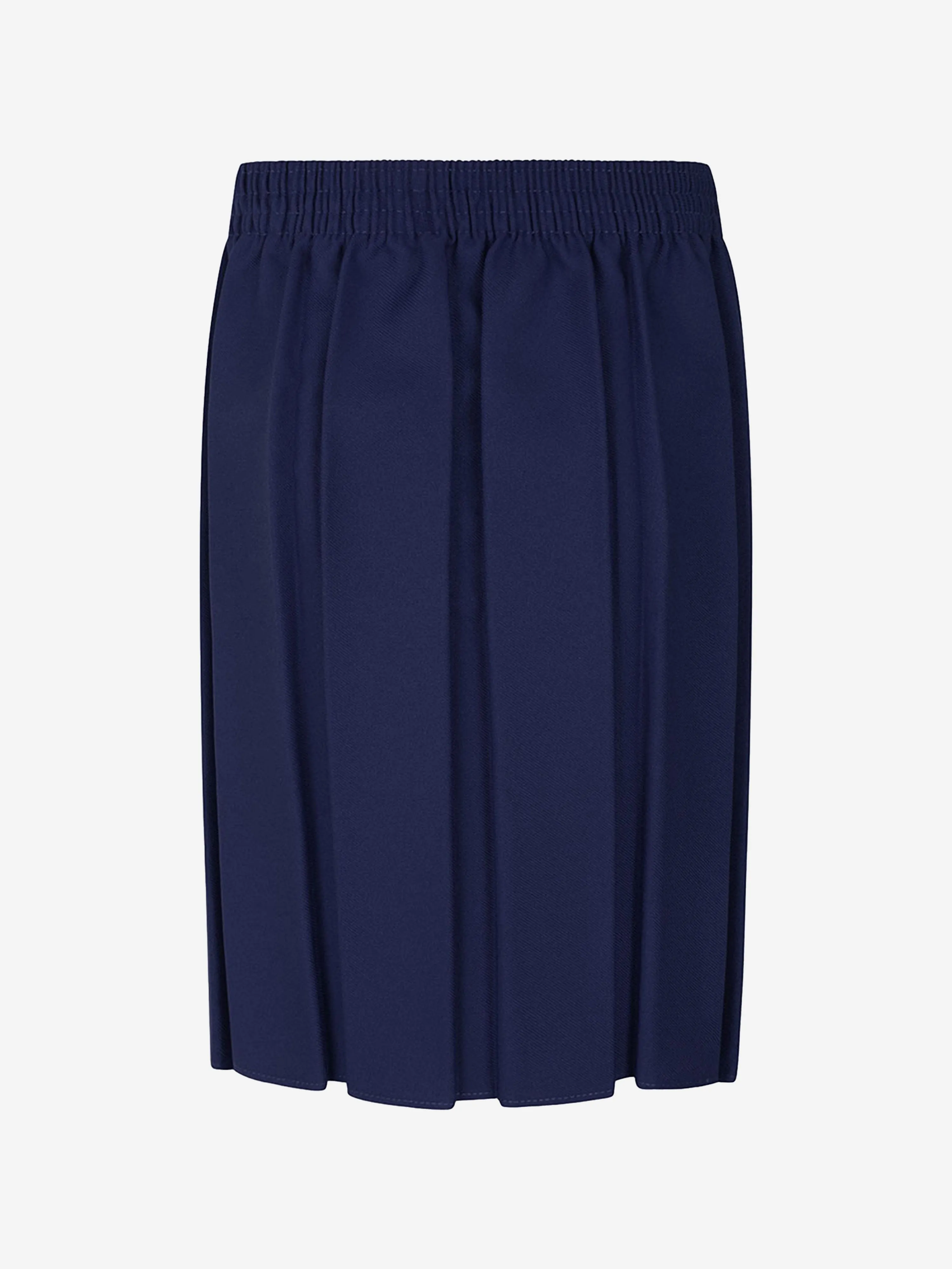 Zeco Girls School Box Pleat Skirt in Navy